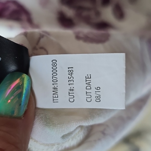 Torrid Challis Floral Long Sleeve Dress White 2X - Picture 15 of 16